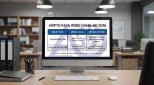 Kripto para vergi oranları 2025 tablosu.