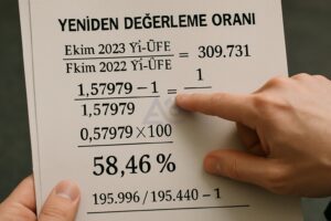 Vergi harç ceza artışı 2026 için Yeniden Değerleme Oranı hesaplaması
