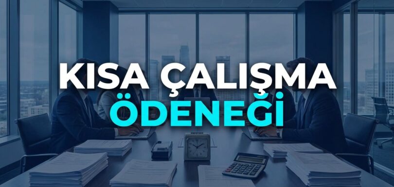 Kısa çalışma ödeneği - muhasebe ofisinde toplantı masası, hesap makinesi ve belgeler