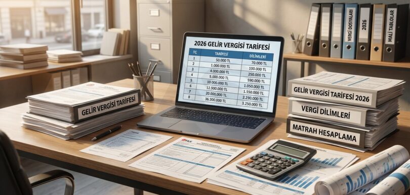 Gelir vergisi tarifesi 2026 yeni oranlar ve dilimler - Profesyonel muhasebe ofisi