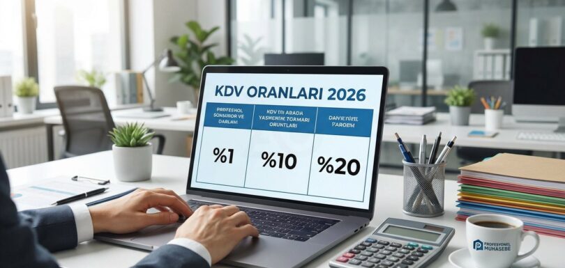 KDV oranları 2026: Standart, indirimli ve muafiyet listesi - Profesyonel muhasebe ofisi