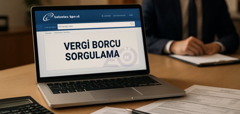 Vergi borcu sorgulama 2026 ekranı ve borç kontrolü için masaüstü düzeni